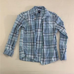 Gap Button Down Plaid Shirt M